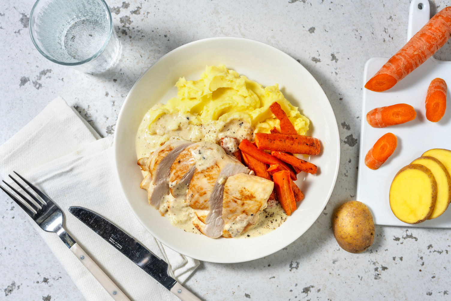 Chicken in Creamy Peppercorn Sauce Recipe HelloFresh