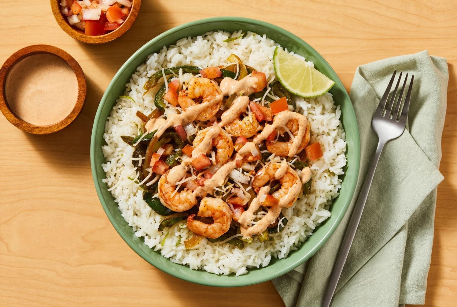 Tex Mex Shrimp Enchilada Bowls
