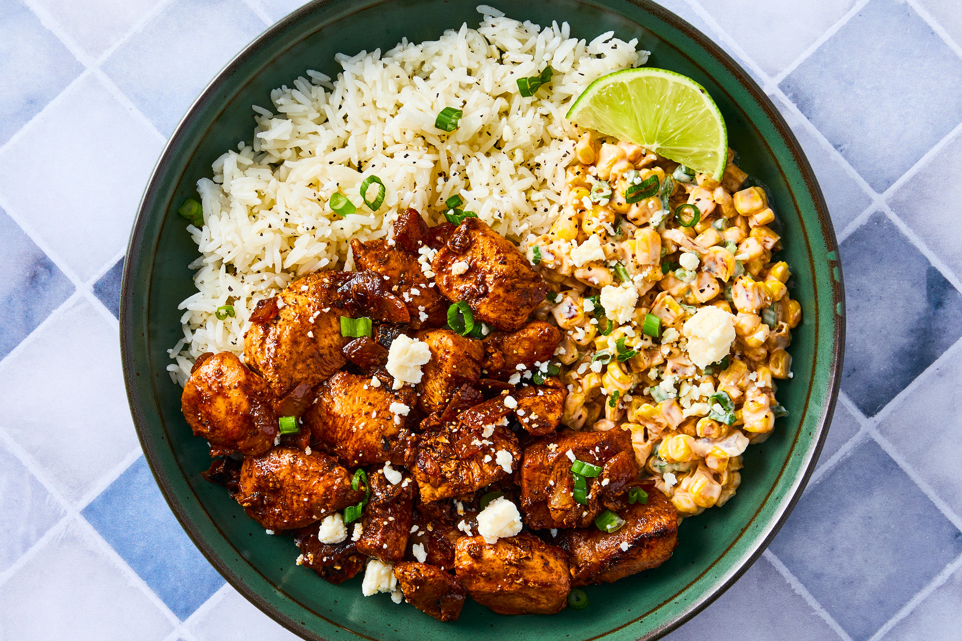 Mexican-Spiced Chicken & Street Corn Rice Bowls - HelloFresh