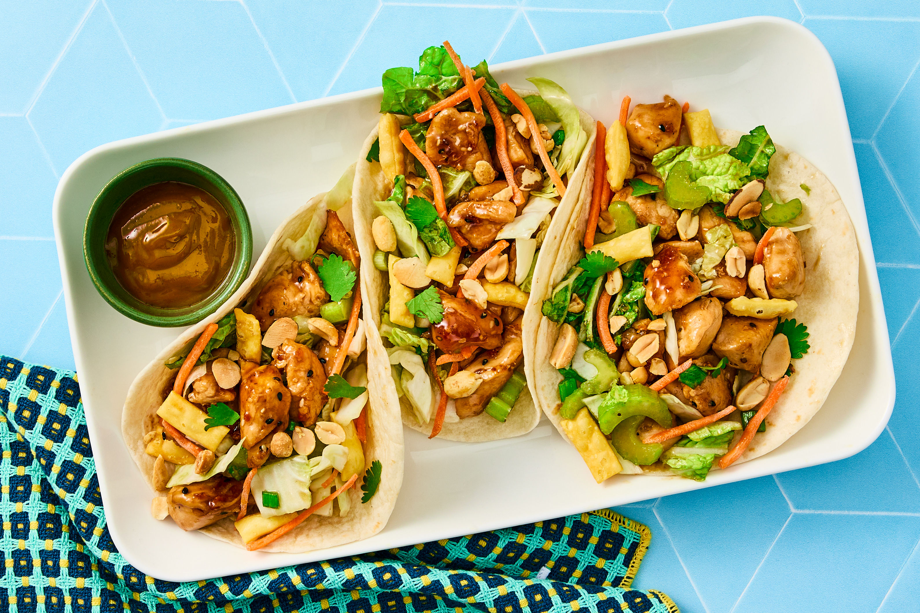 Low-Lift Orange Sesame Chicken Tacos Recipe | HelloFresh