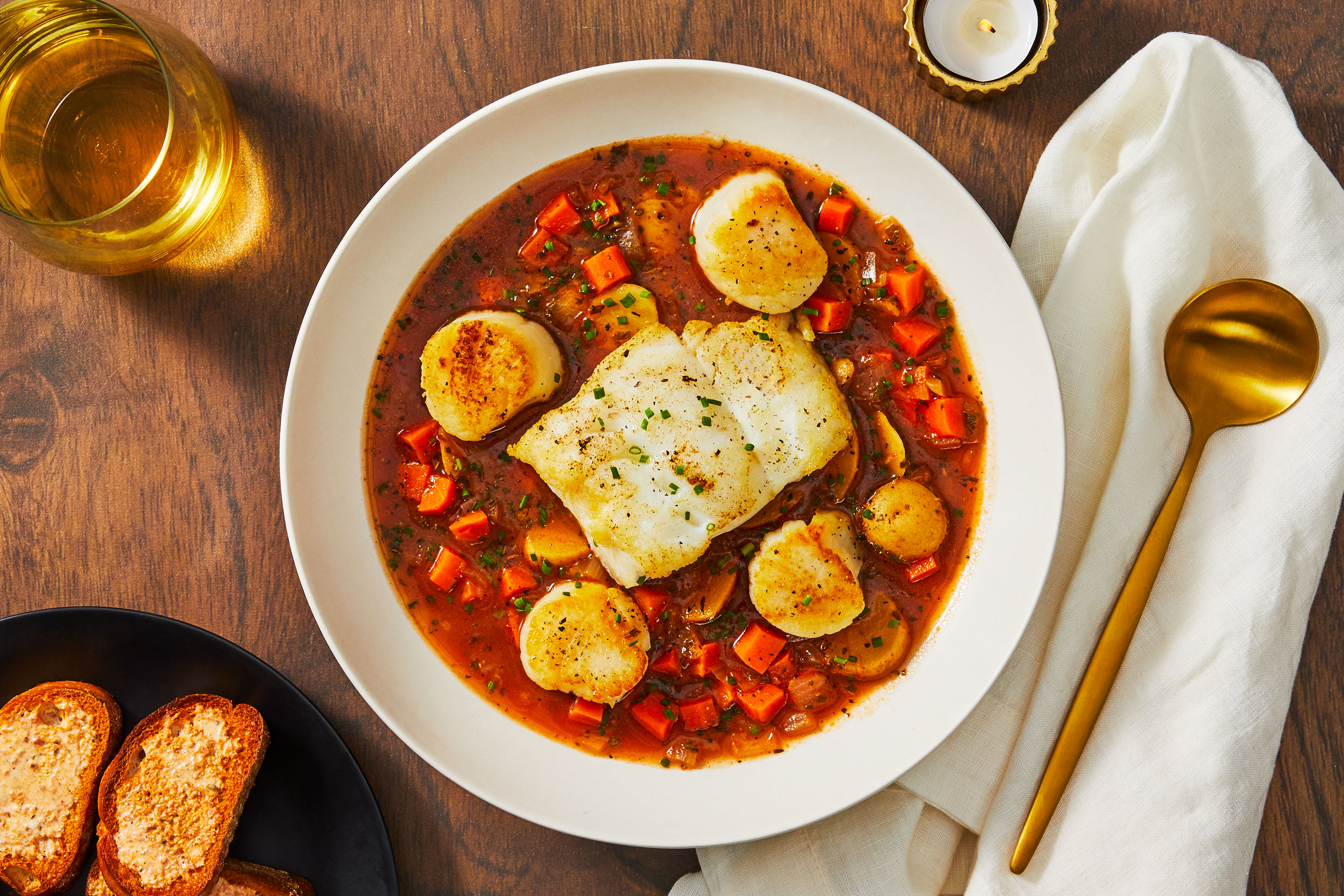 Scallop Cod Provençal Cod & Scallop Bouillabaisse Recipe | HelloFresh