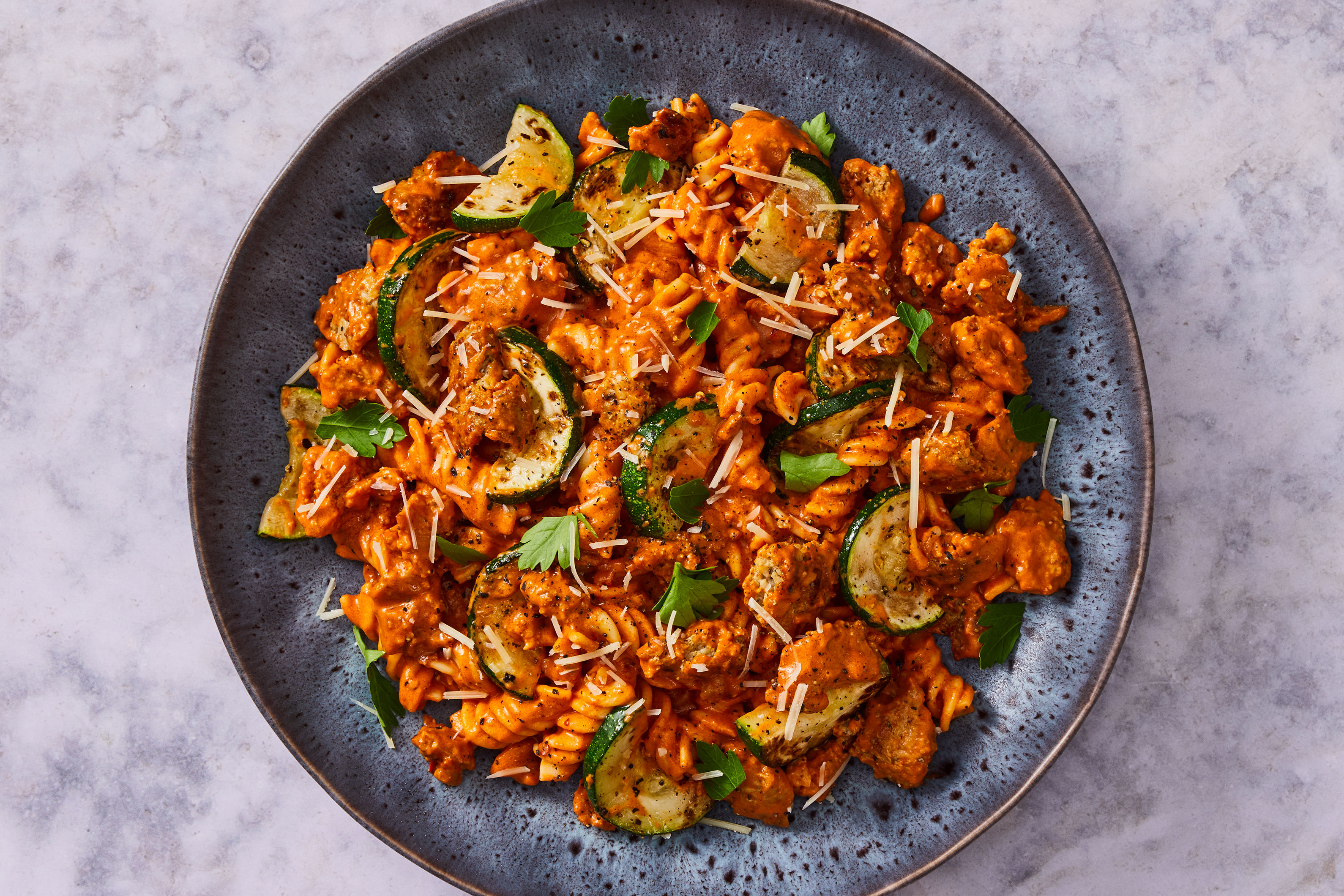 Gluten Free Italian Chicken Sausage Fusilli Rosa