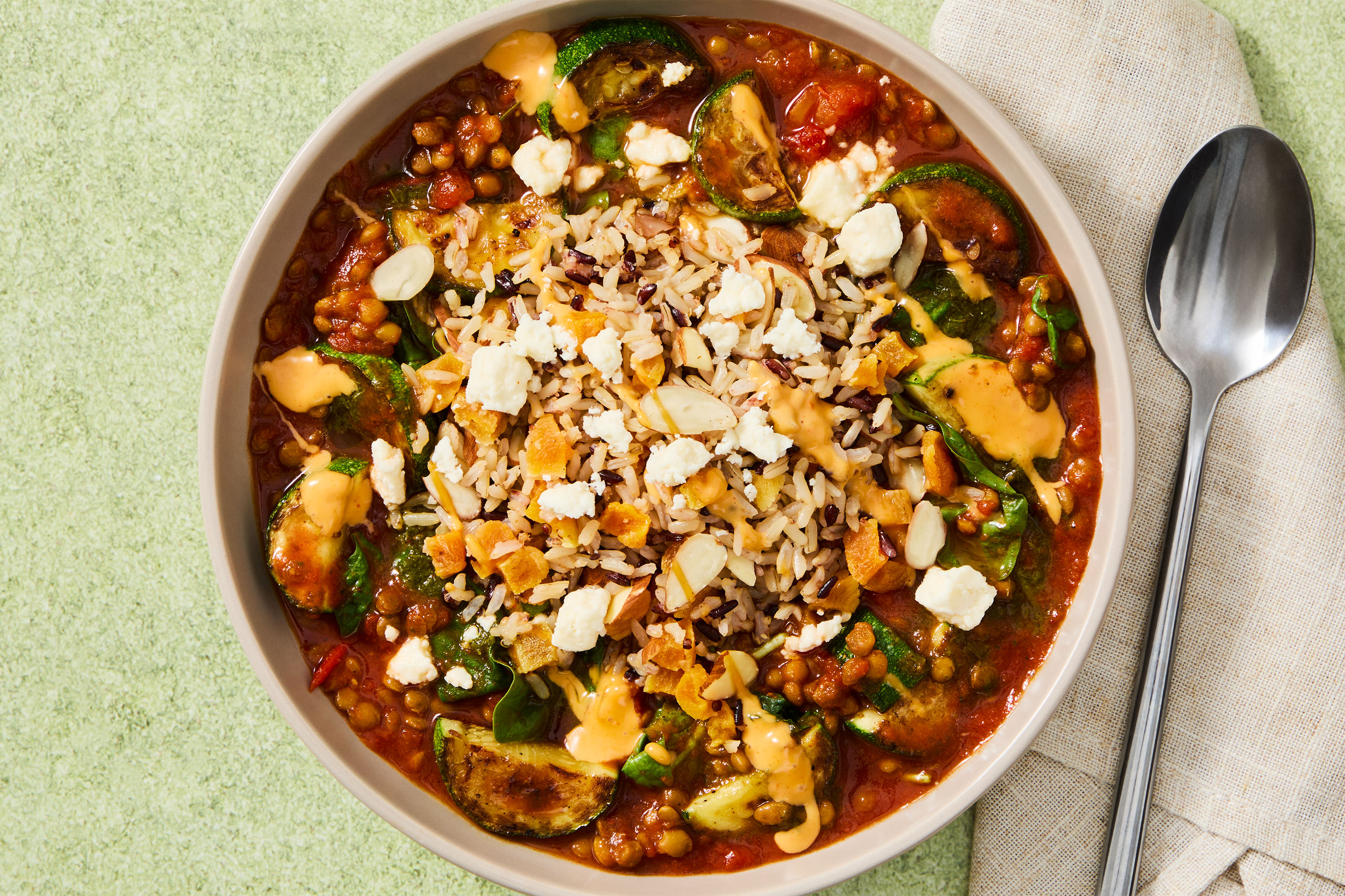 Low-Lift Tunisian-Spiced Lentil & Zucchini Stew Recipe | HelloFresh