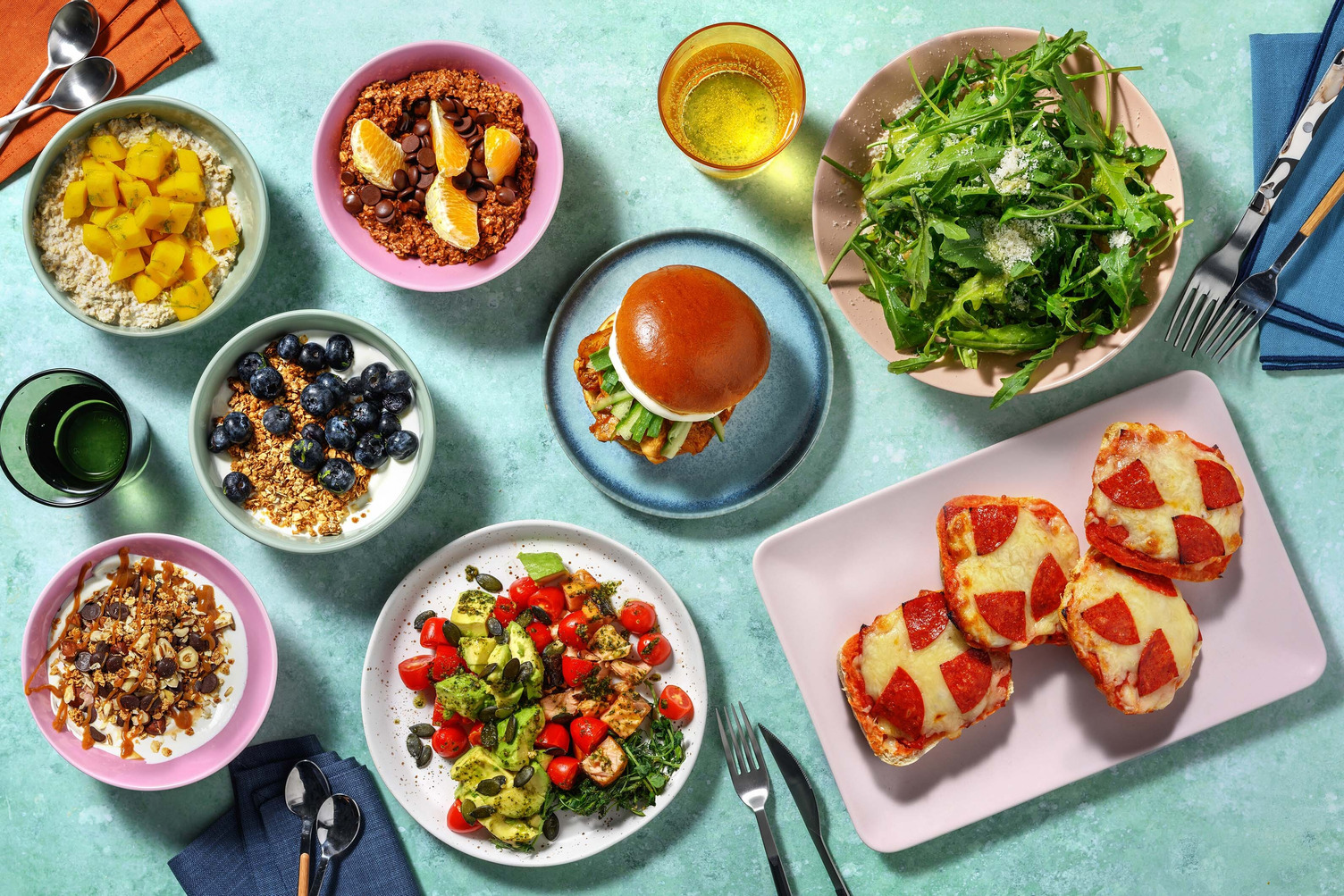 Breakfast & Lunch Plan | 8 x Granola & Oats Bowls Recipe | HelloFresh