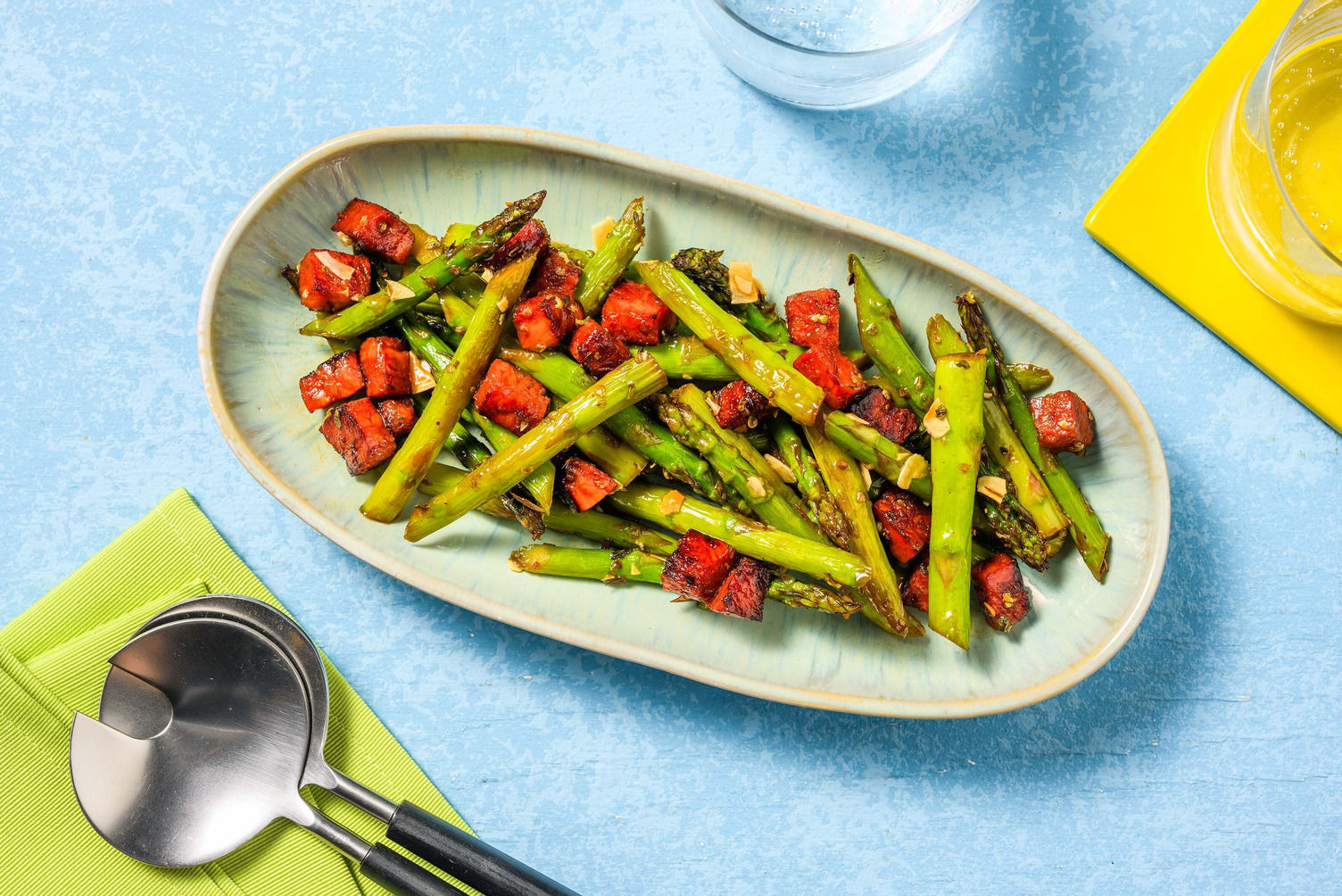 Honey Glazed Chorizo and Asparagus Recipe HelloFresh