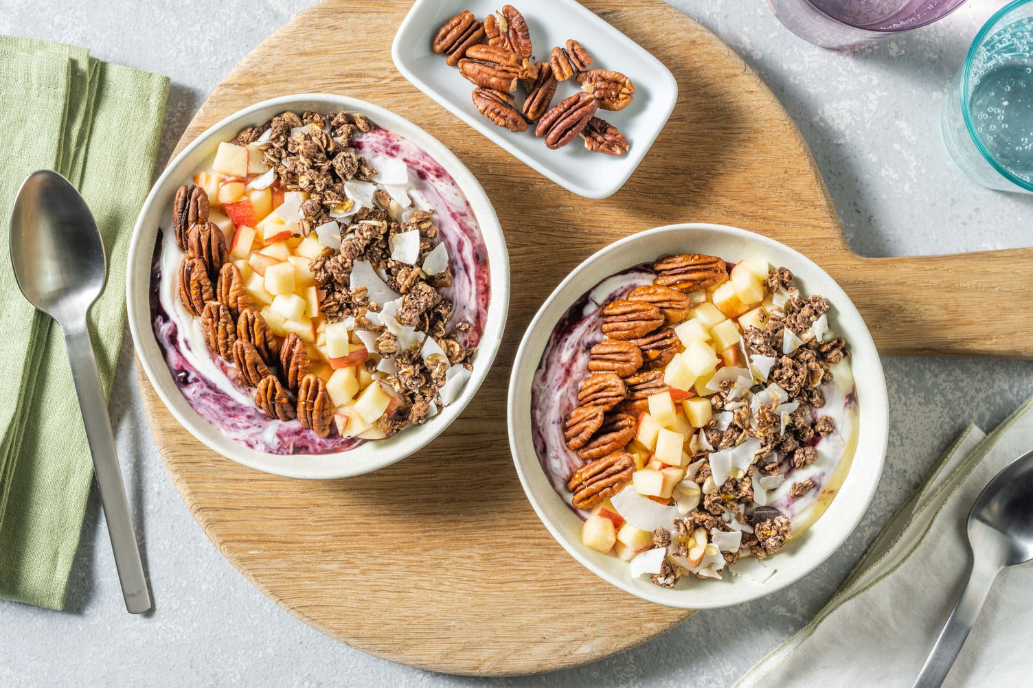 Granola & Red Berry Compote Yoghurt Bowl Recipe HelloFresh