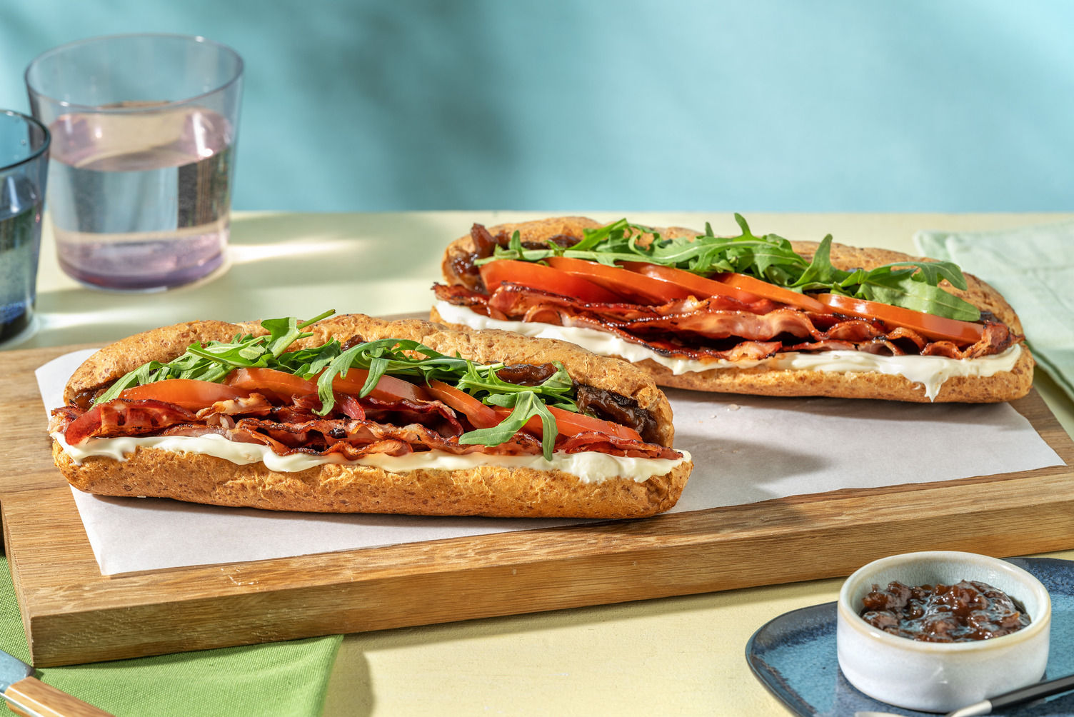 Crispy Bacon, Tomato & Onion Marmalade Roll Recipe HelloFresh