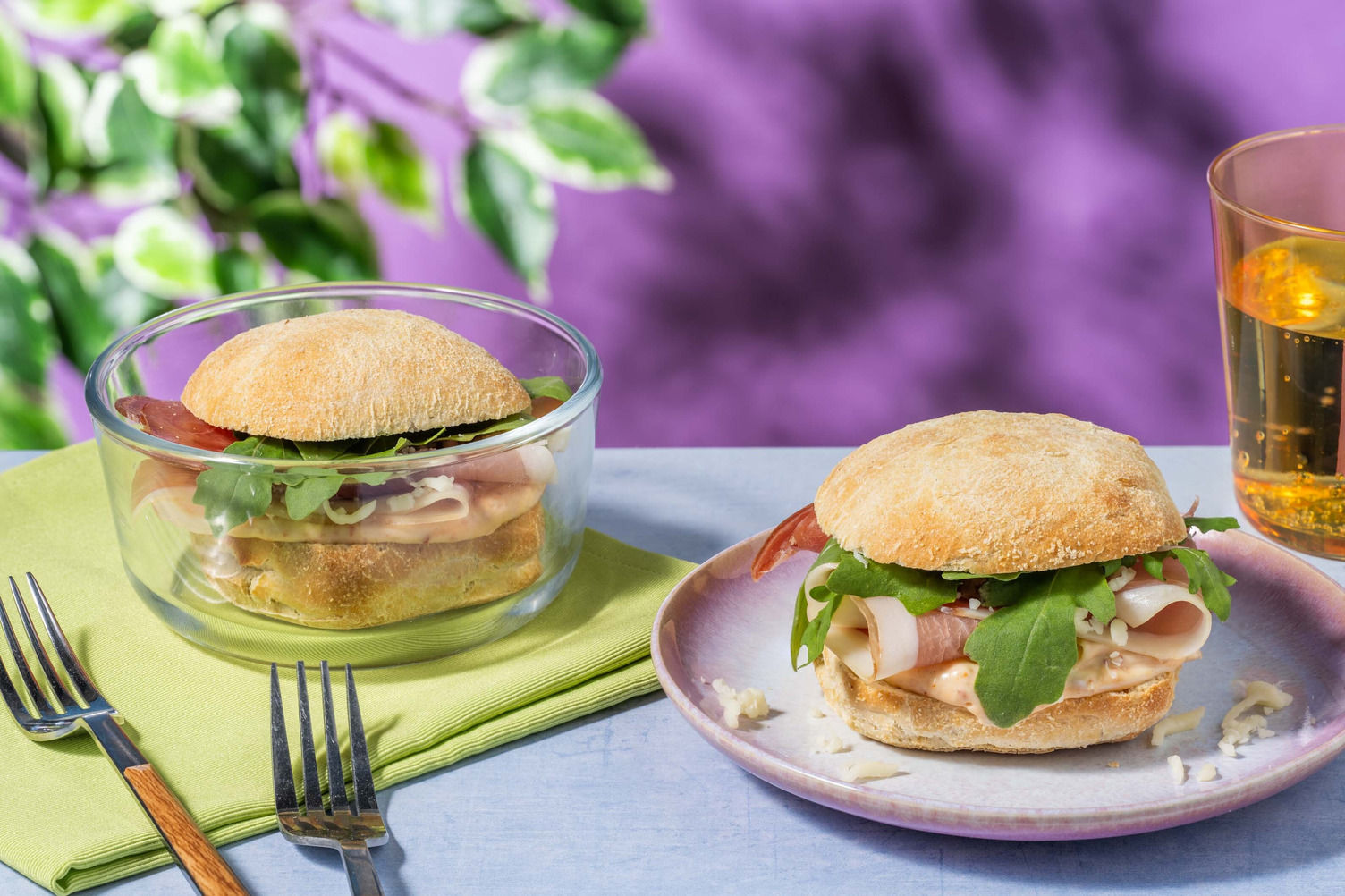 Serrano, Pesto Mayo & Cheddar Sourdough Baguette Recipe HelloFresh