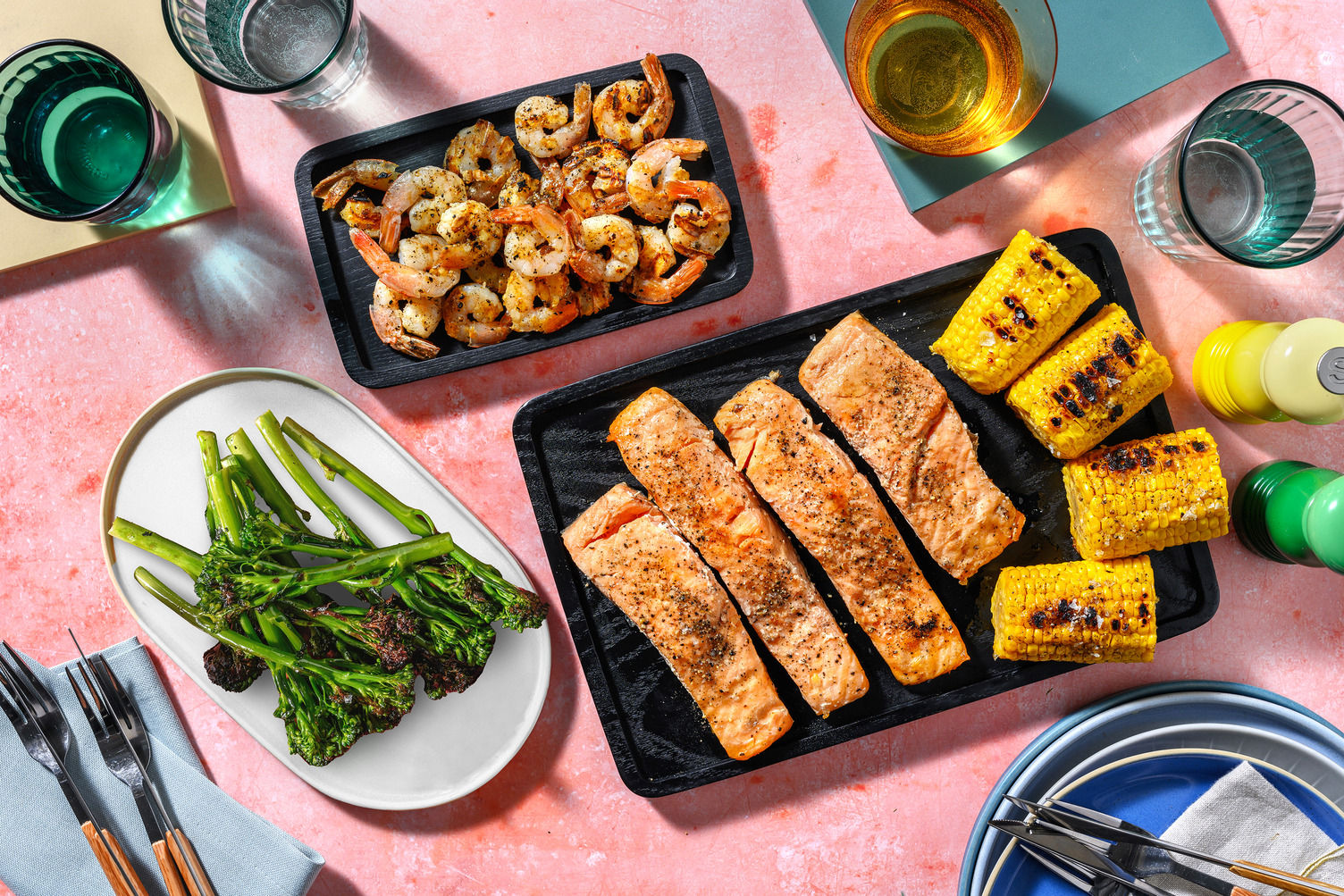 Premium Salmon and Shrimp Grill Pack Recipe HelloFresh