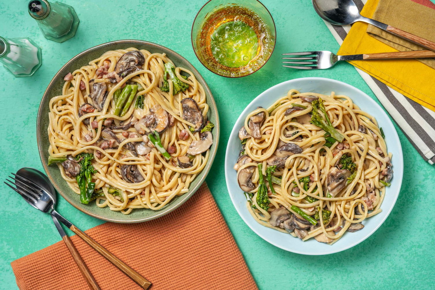 Presto Bacon And Mushroom Linguine Recipe Hellofresh 5172