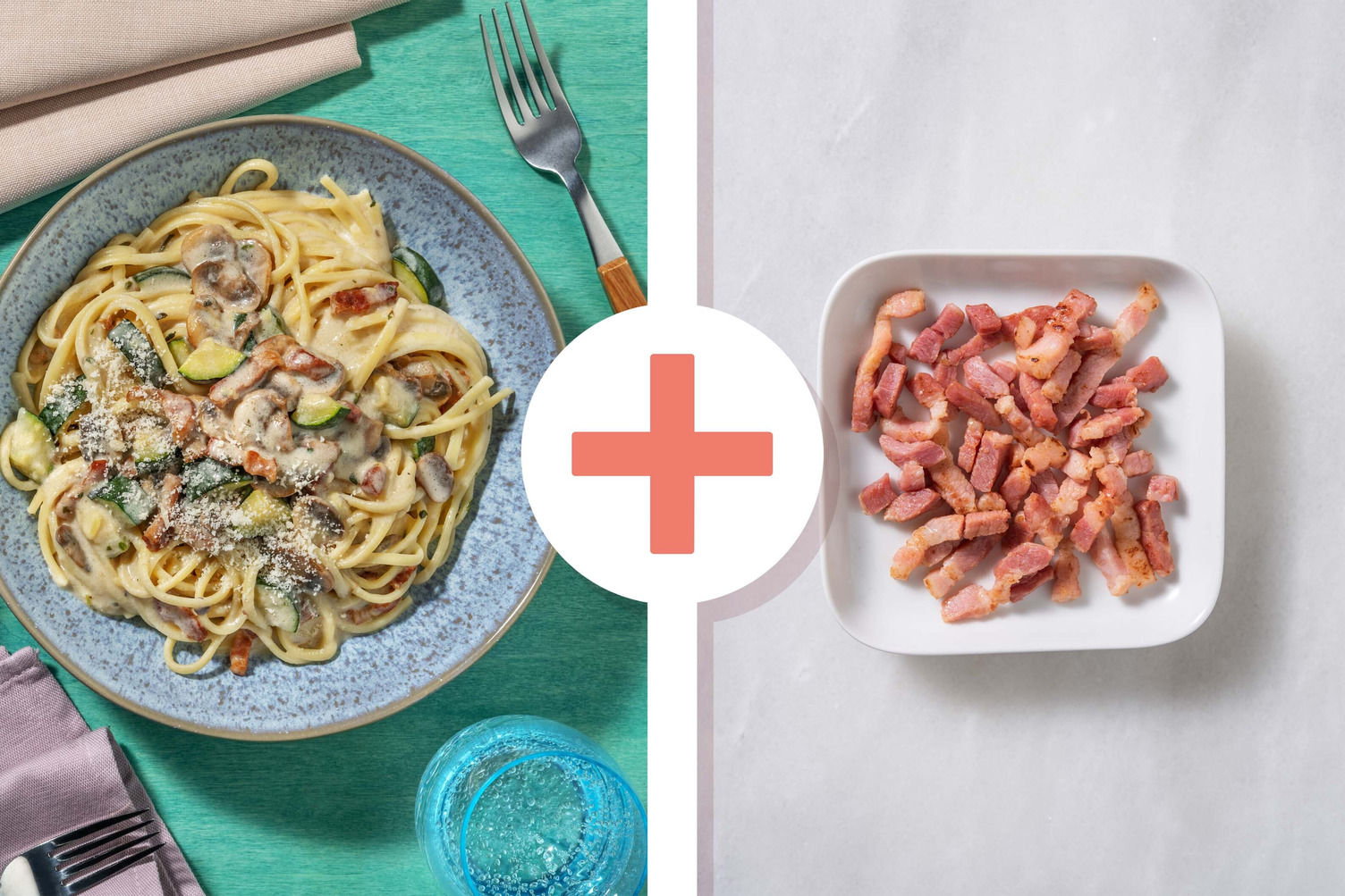 Pronto Double Bacon Linguine Recipe HelloFresh