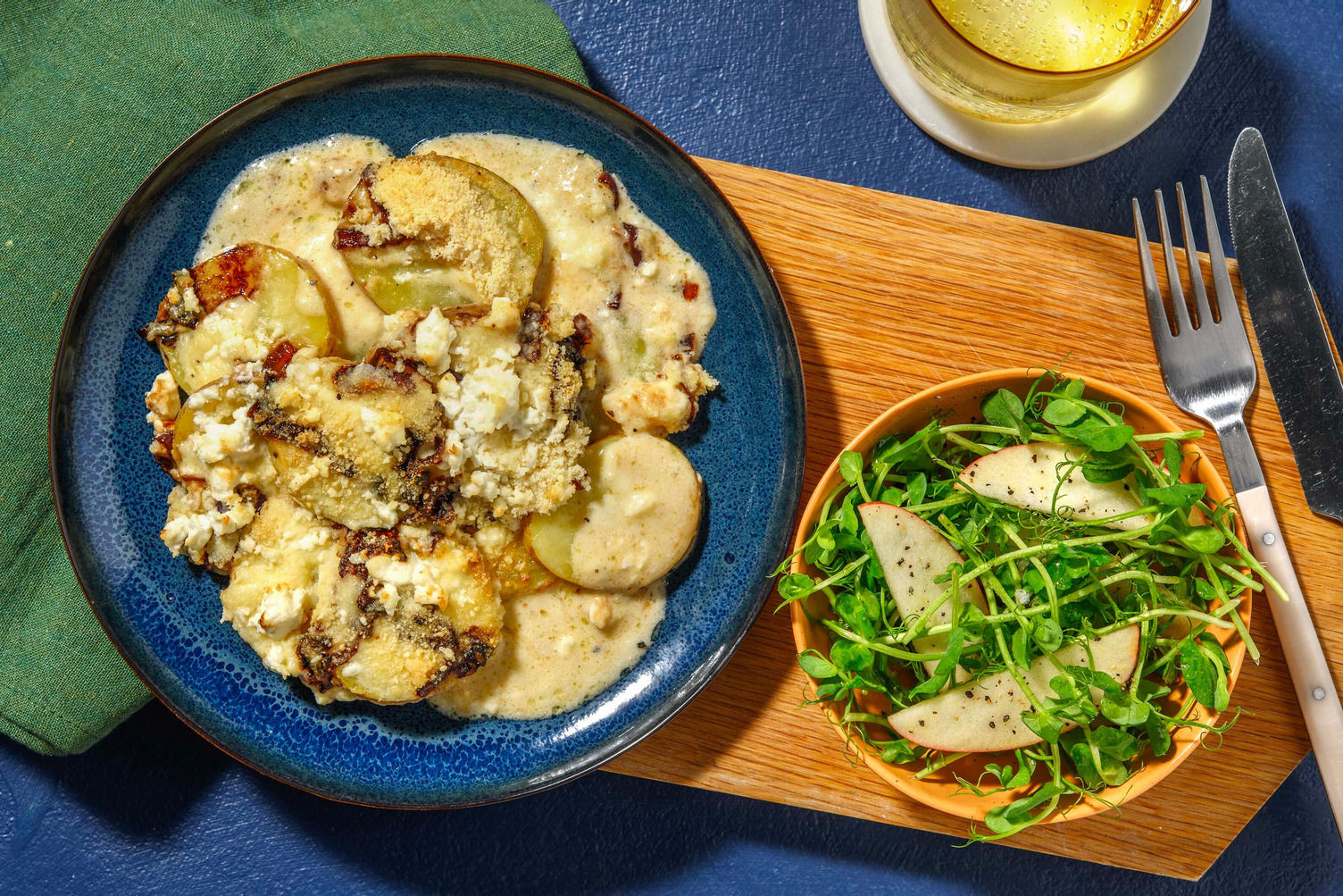 Double Cheese and Balsamic Onion Dauphinoise Recipe HelloFresh