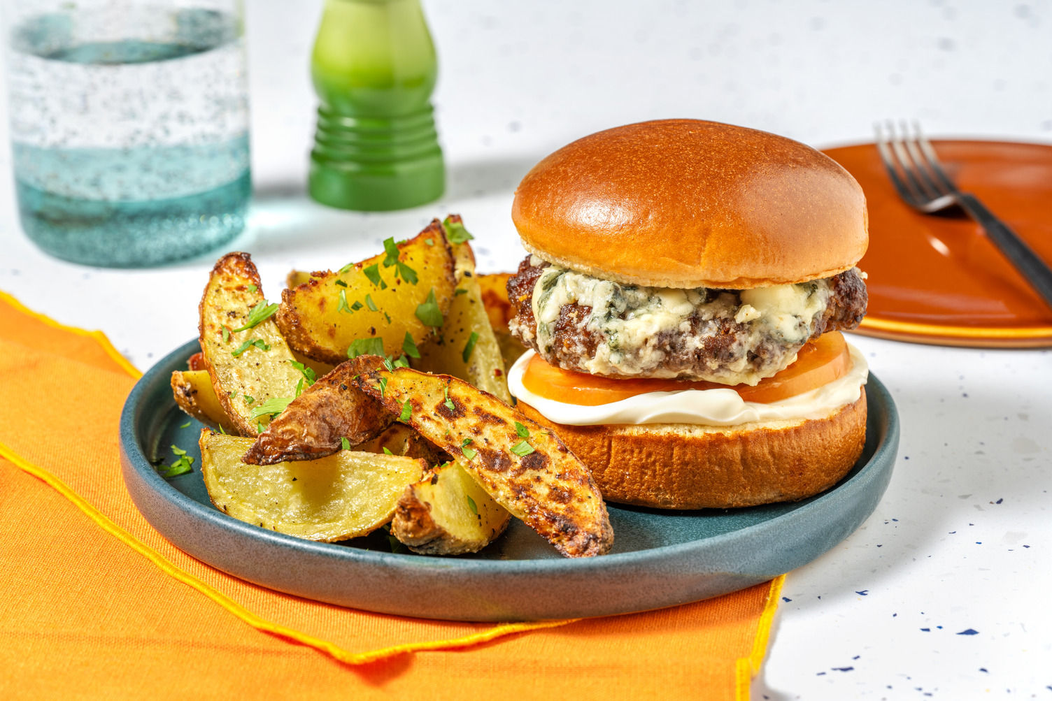 Blue Cheese Burgers Recipe HelloFresh