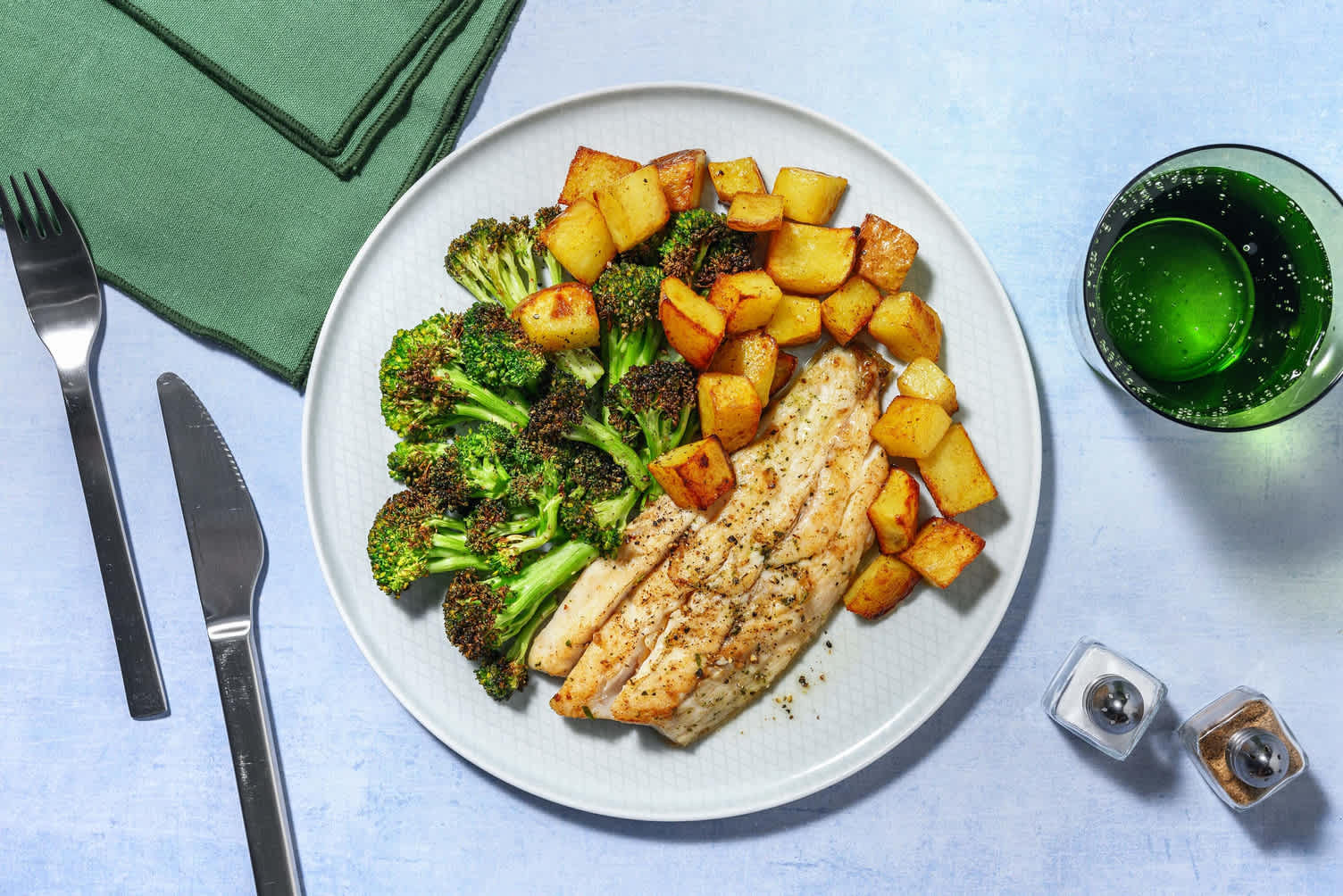 Lemon and Herb Sea Bass in Garlic Butter Recipe HelloFresh