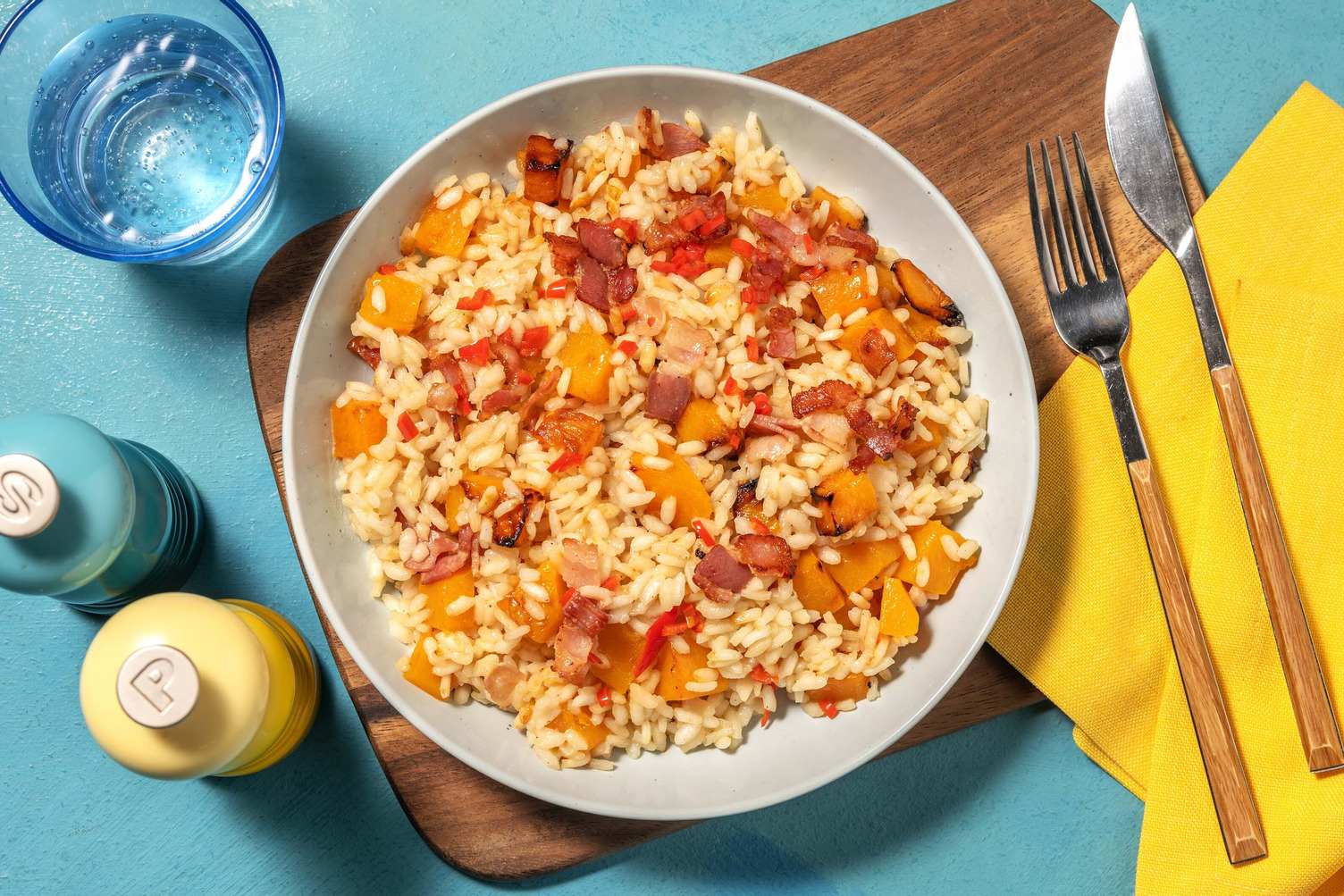 Bacon and Butternut Squash Risotto Recipe HelloFresh