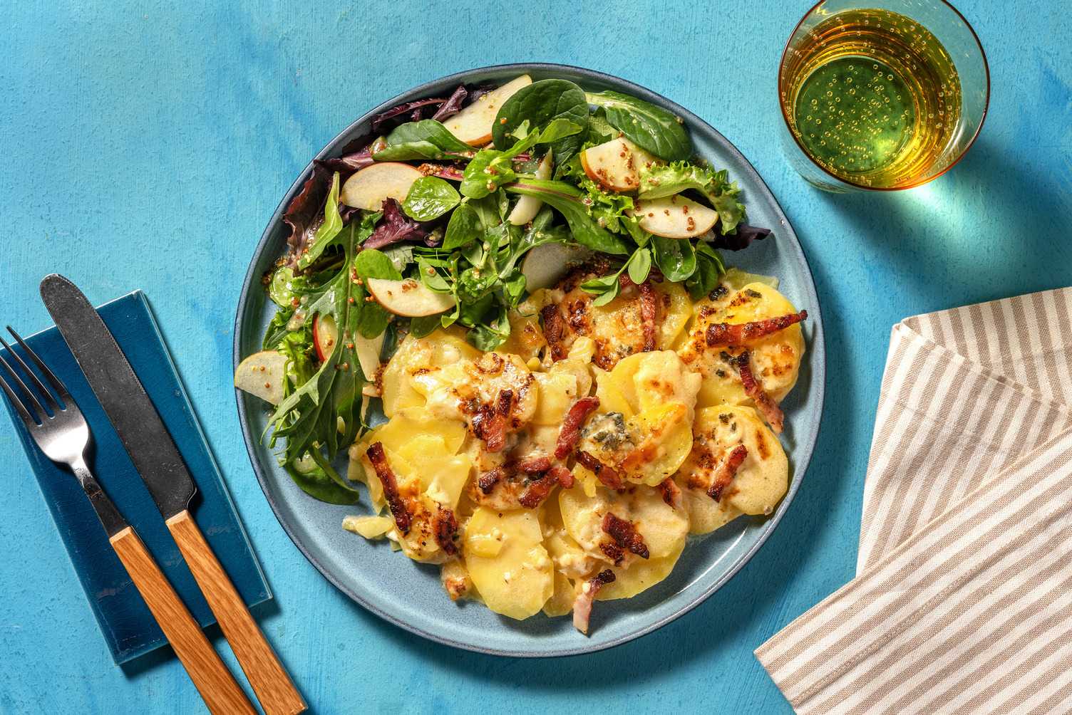 Blue Cheese, Cheddar and Bacon Gratin Recipe HelloFresh