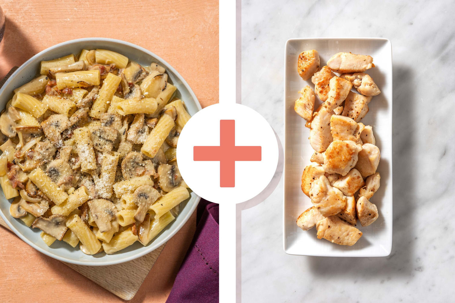 French Onion Style Creamy Chicken Breast Pasta Recipe HelloFresh