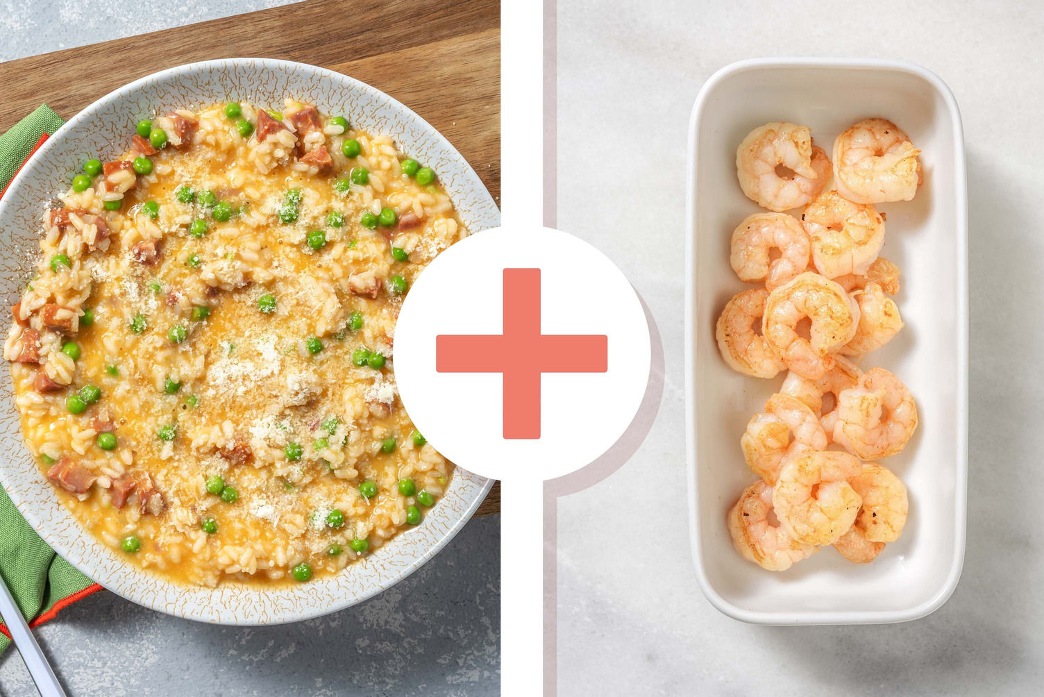 Chorizo, King Prawn and Pea Risotto Recipe HelloFresh