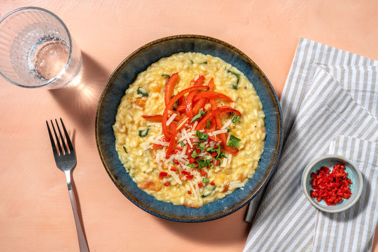 Roast Bell Pepper Risotto Recipe | HelloFresh