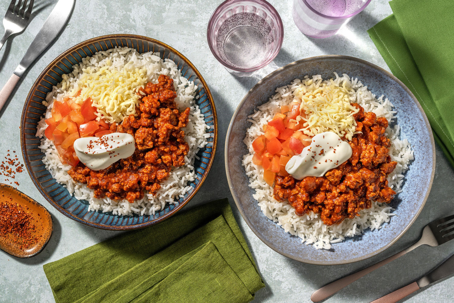 Pork Chilli and Rice Burrito Bowl Recipe HelloFresh