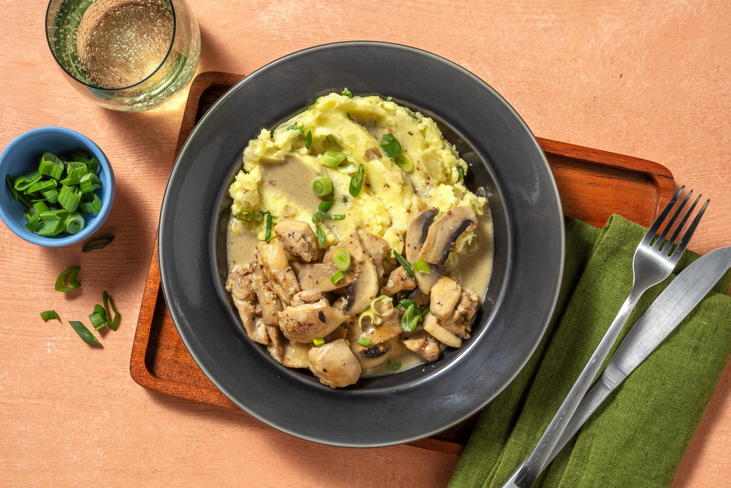 Creamy Mustard Chicken And Mushrooms Recipe 