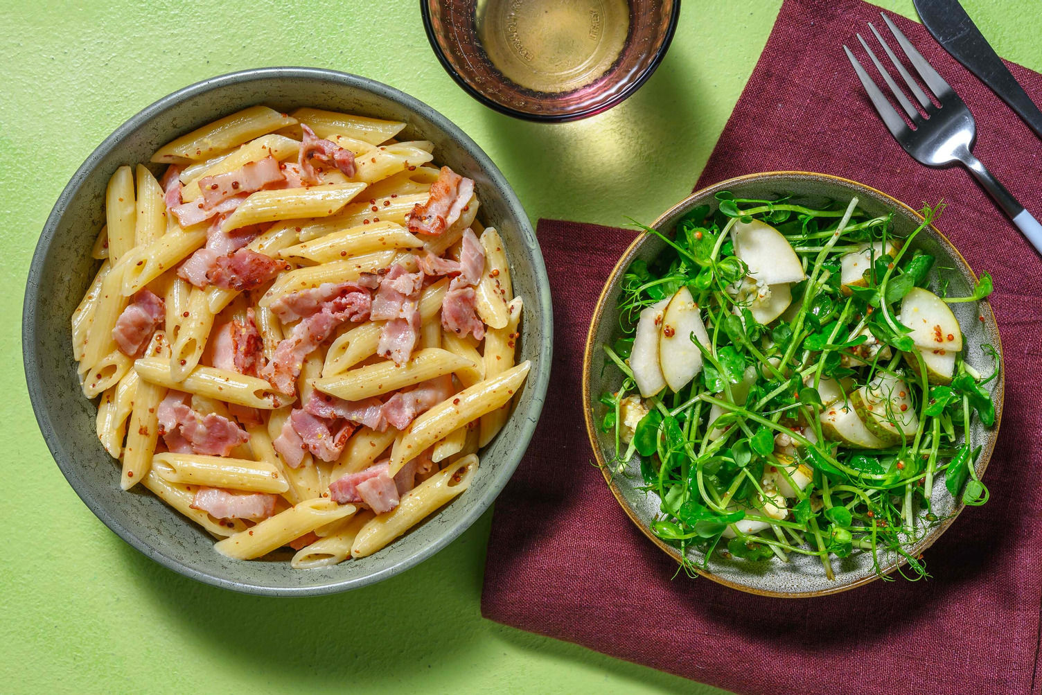 Creamy Bacon and Mustard Penne Recipe HelloFresh