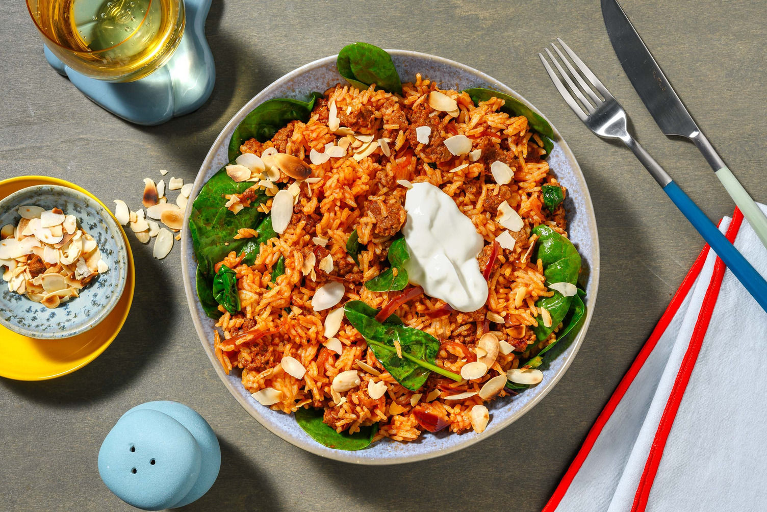 Harissa Spiced Beef Pilaf Recipe HelloFresh
