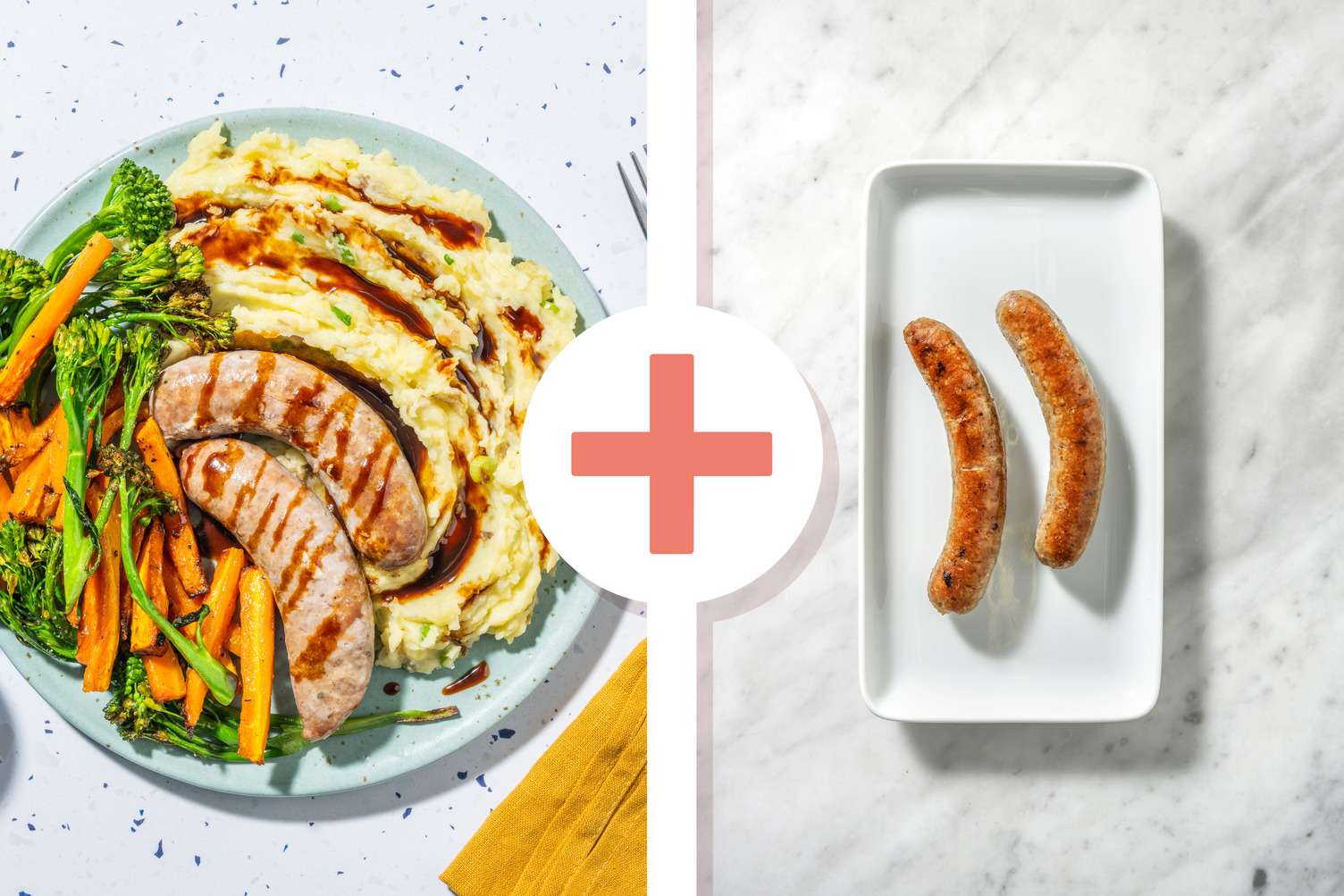 Quick Double Bangers and Champ Mash Recipe HelloFresh