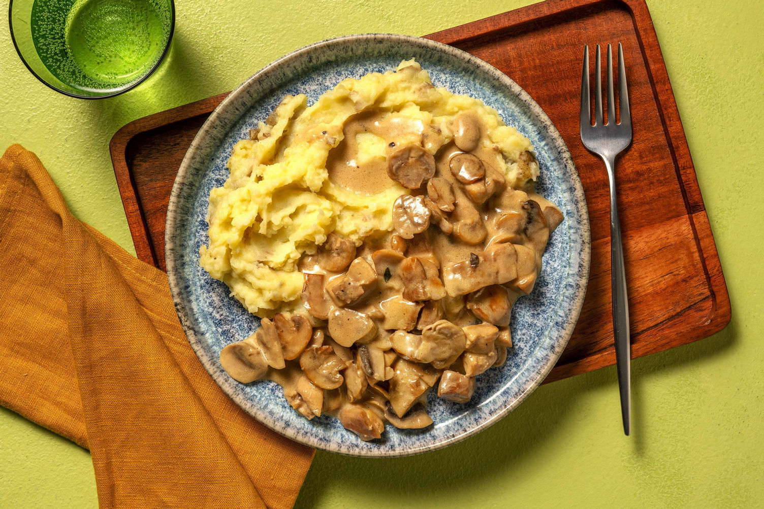 Creamy Mustard Chicken and Mushrooms Recipe HelloFresh
