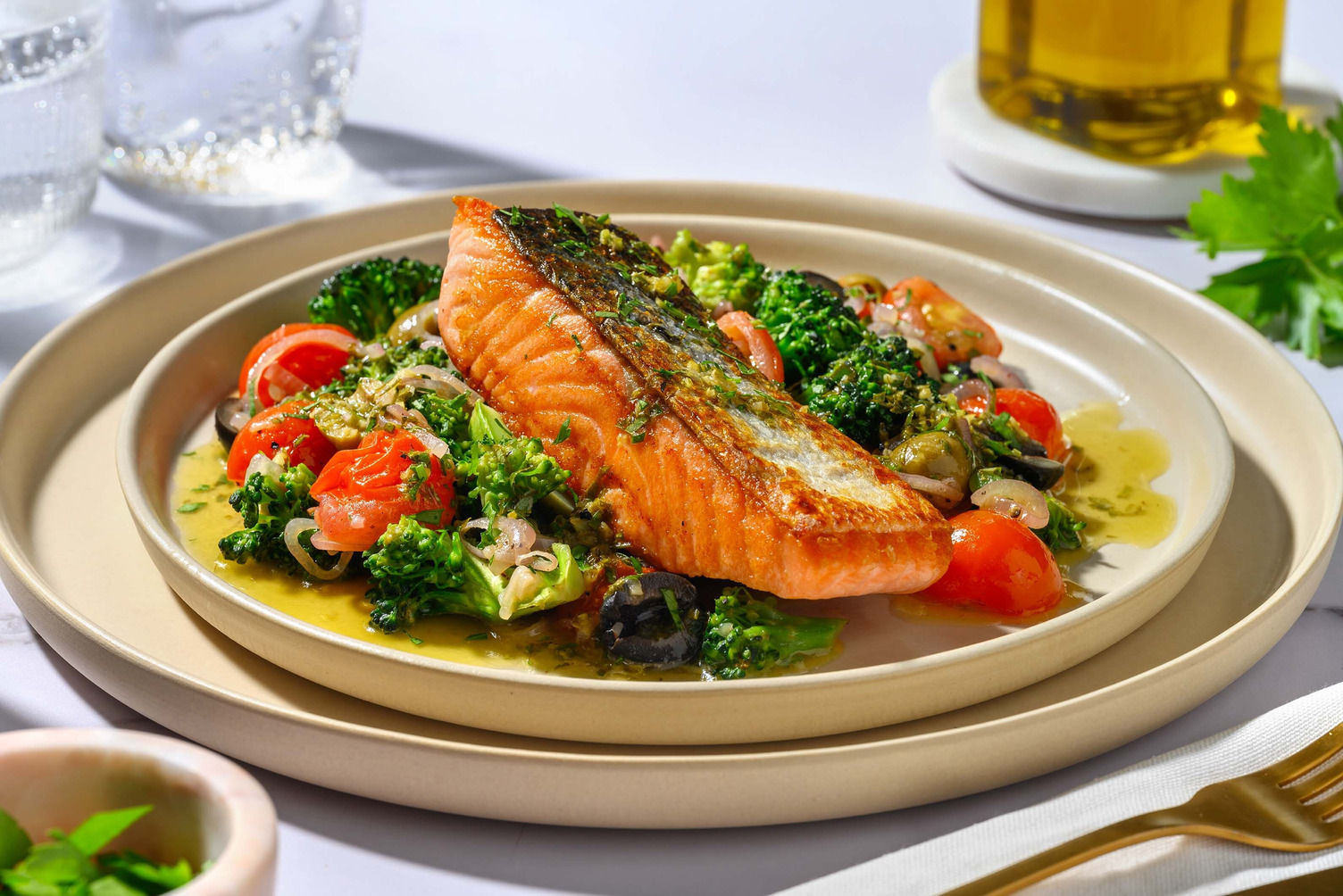 Salmon and Gremolata Butter Recipe HelloFresh