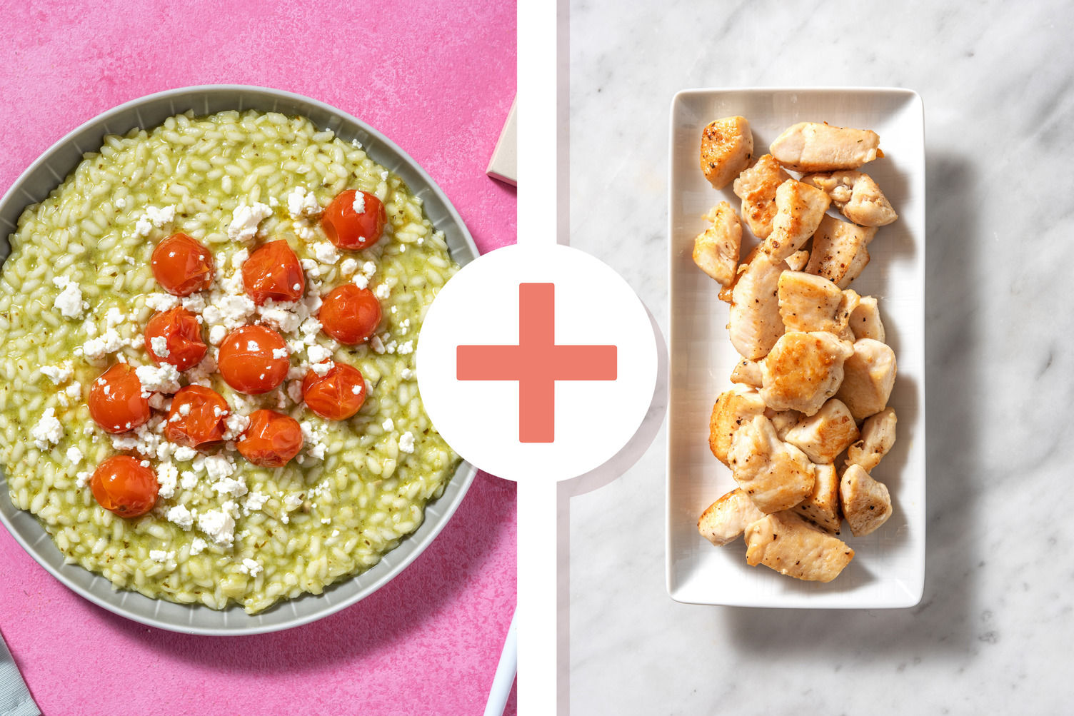 OvenBaked Pesto and Chicken Breast Risotto Recipe HelloFresh