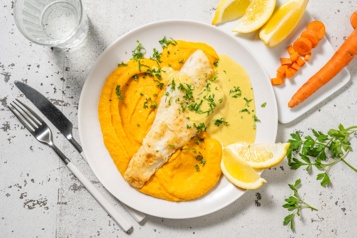 Merlu & Sauce Curcuma-citron Façon Bistrot Recette | HelloFresh