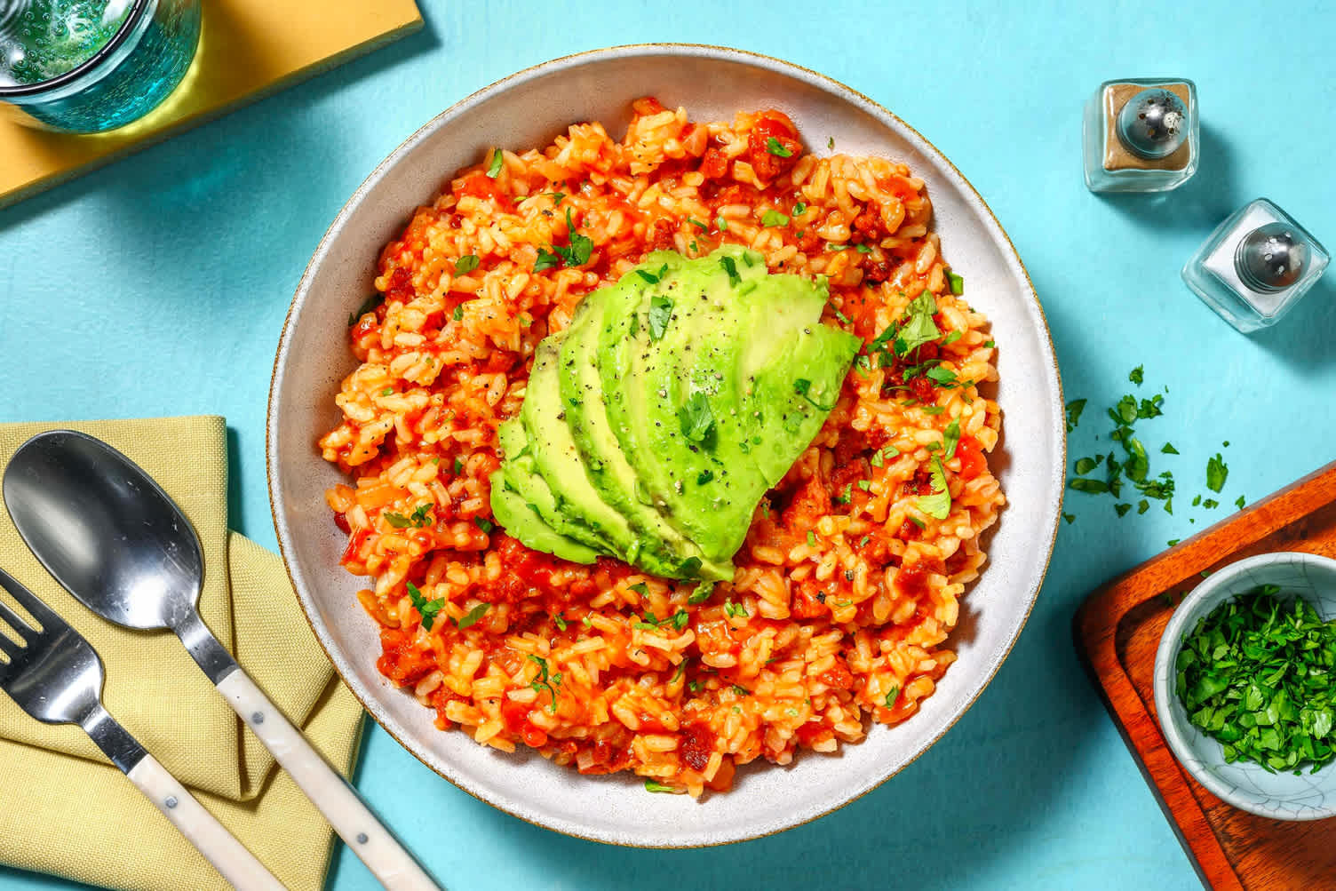 Arroz attollado risotto au porc & chorizo Recette HelloFresh