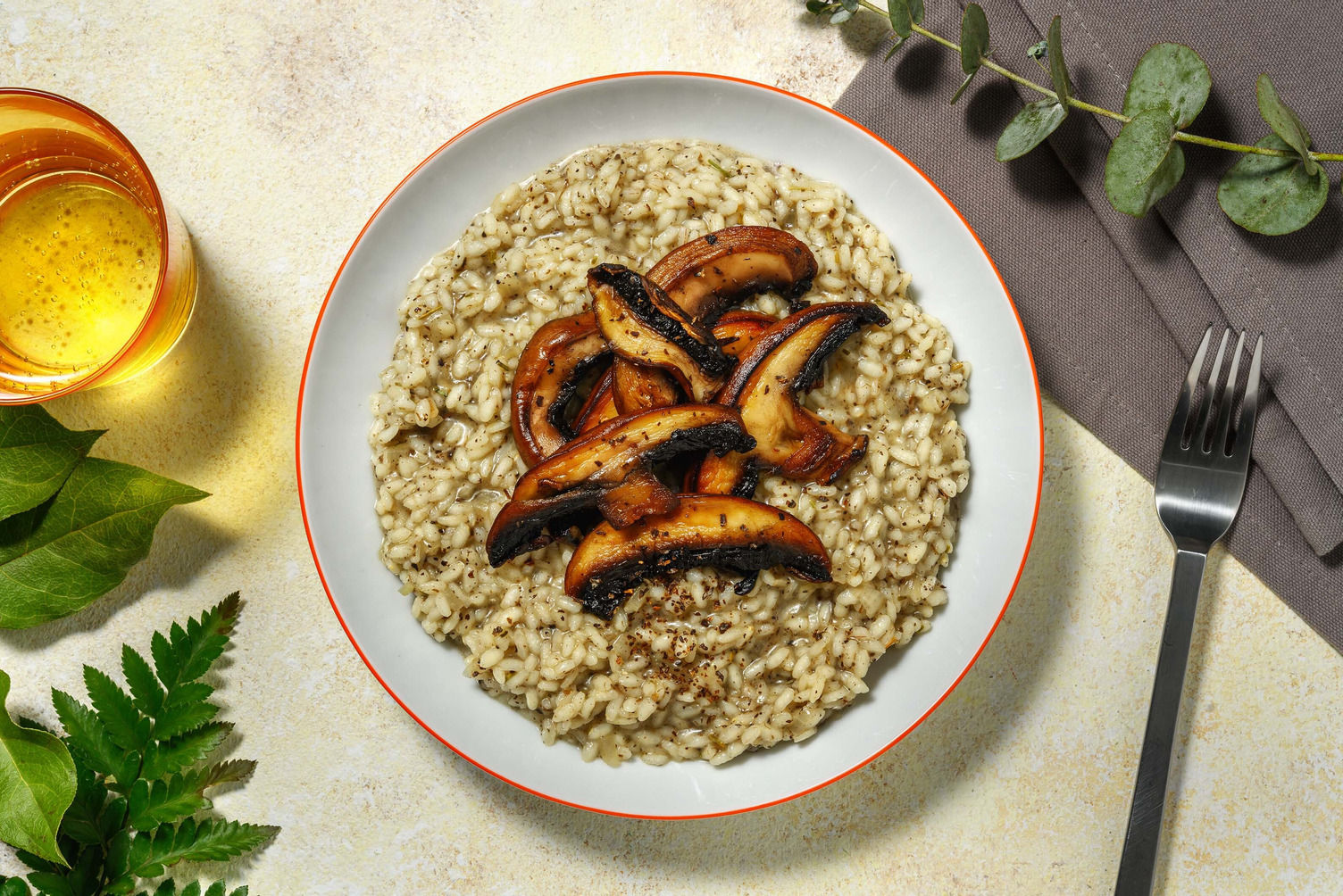 Creamy Truffle and Double Mushroom Risotto Recipe HelloFresh