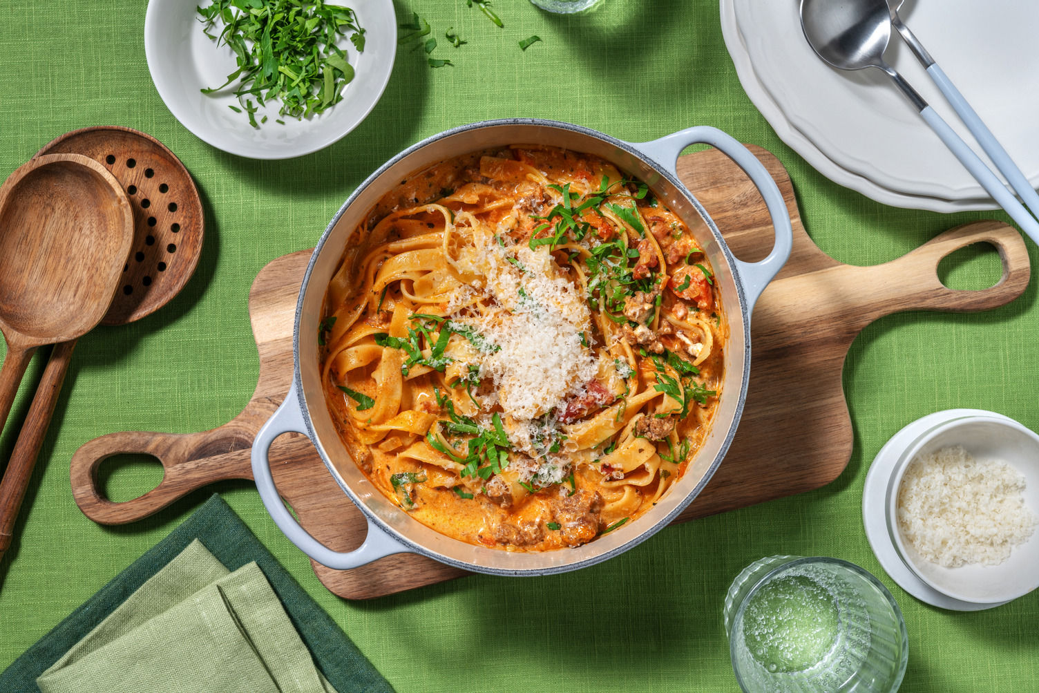 Tagliatelle alla bolognese di nonna Maria Recette HelloFresh