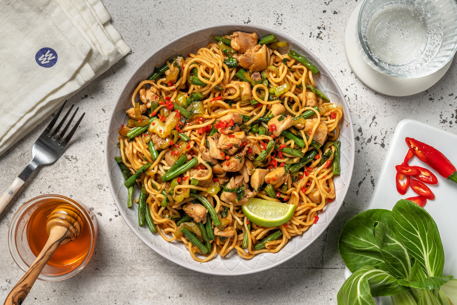 Chinese Style Chicken Noodles Recipe | HelloFresh