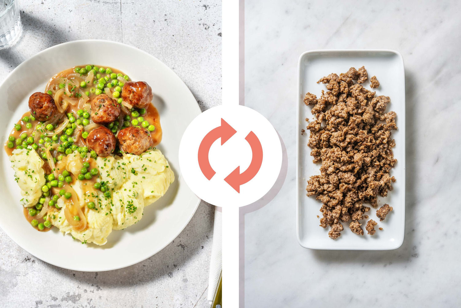 Beef Meatballs in Balsamic Onion Gravy Recipe HelloFresh