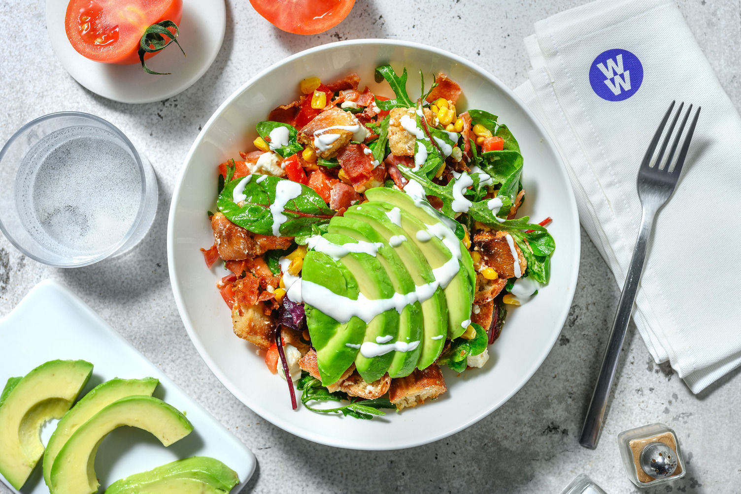 Californian Style Bacon & Avocado Sunshine Salad Recipe HelloFresh