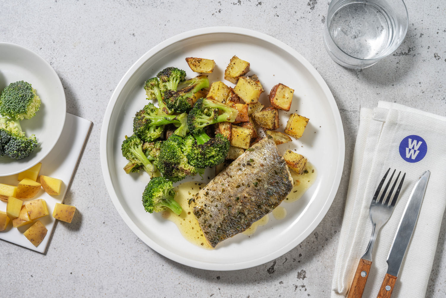 Lemon and Herb Sea Bass in Garlic Butter Recipe HelloFresh