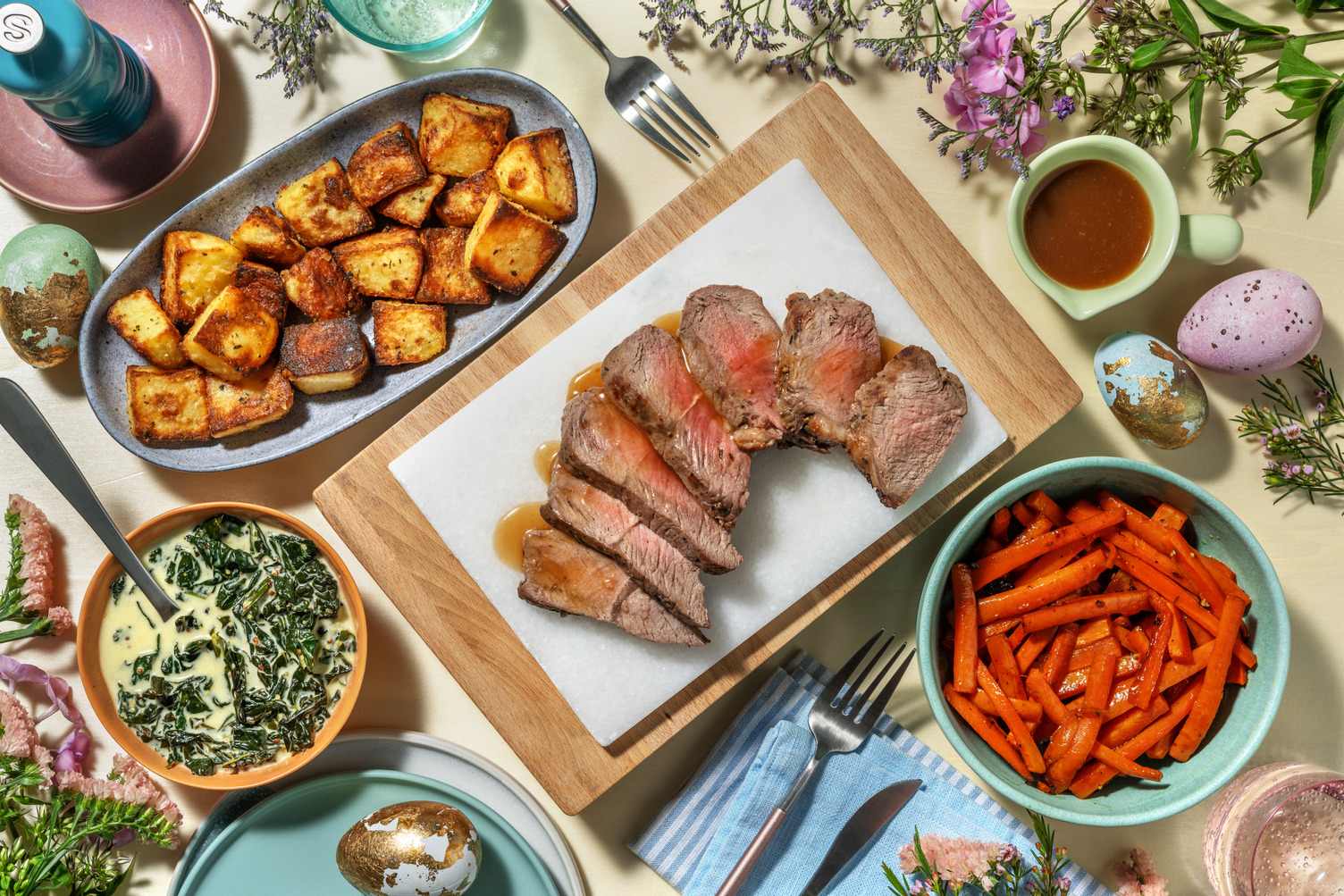 Easter Rosemary Roast Beef and Red Wine Jus Recipe HelloFresh