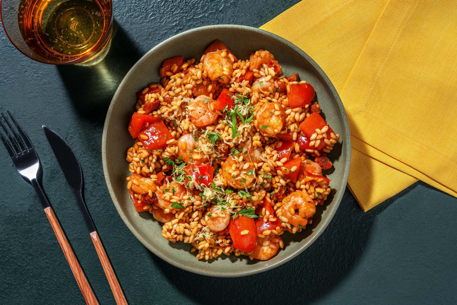 Ultimate King Prawn and Chorizo Paella Recipe HelloFresh