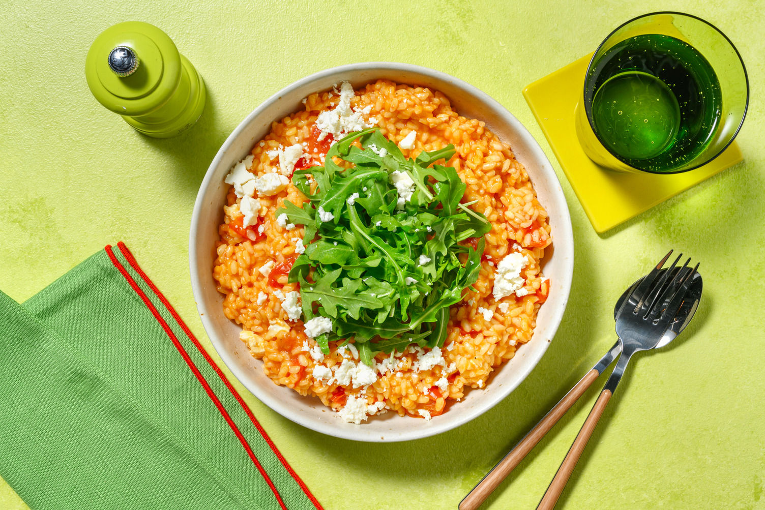 Goat's Cheese and Slow Roasted Tomato Risotto Recipe HelloFresh