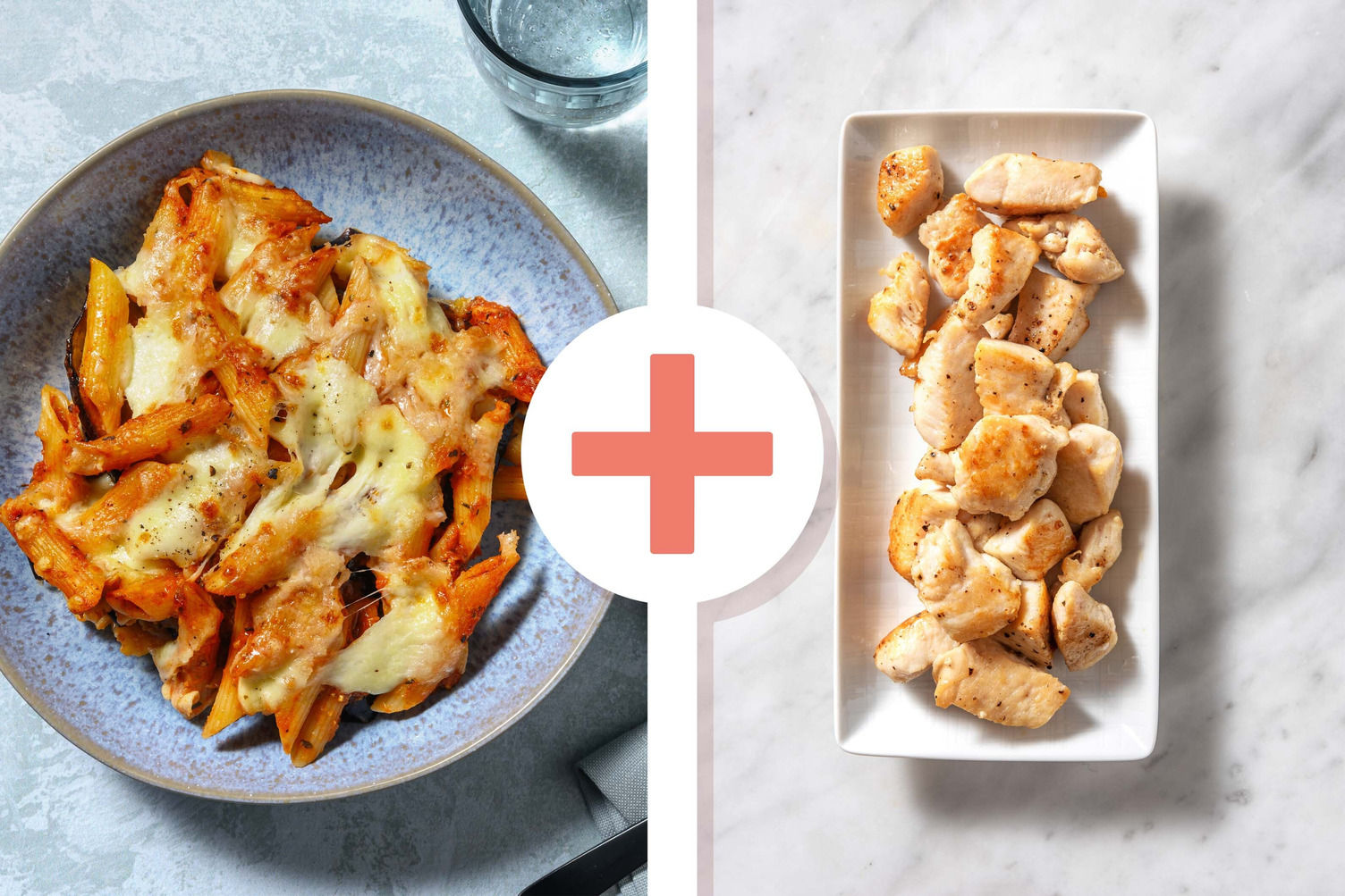 Aubergine Parmigiana Style Chicken Breast Pasta Recipe HelloFresh