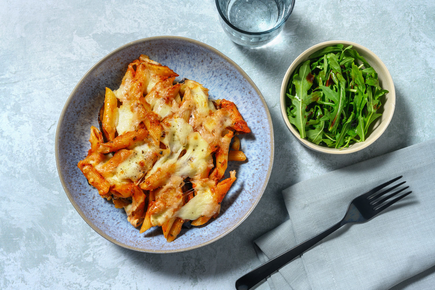 Aubergine and Chicken Breast Parmigiana Style Pasta Recipe HelloFresh