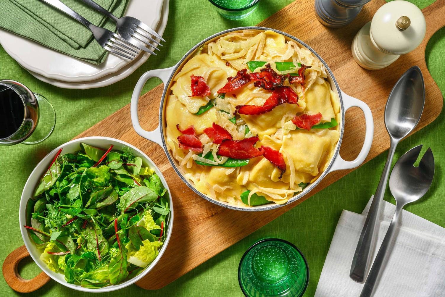 Ravioli Frais En Sauce Cr Meuse Au Fenouil Fromage De Ch Vre Garnis