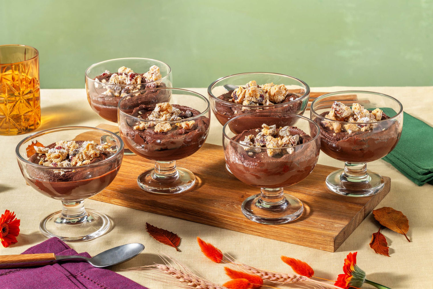 Silky Double-Chocolate Mousse Cups Recipe | HelloFresh
