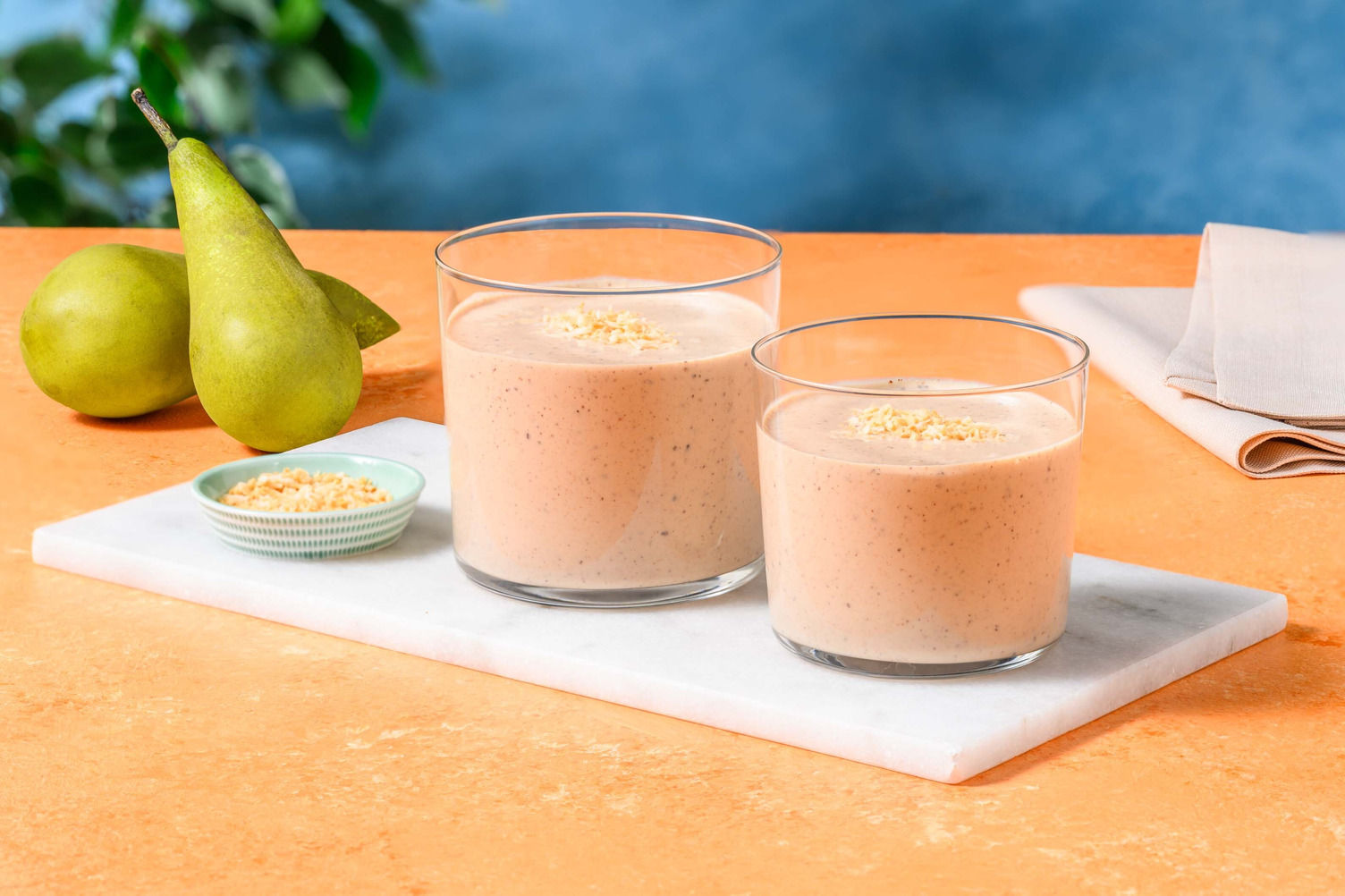 DIY Power Smoothie aus Proteinriegel & Birne Rezept HelloFresh