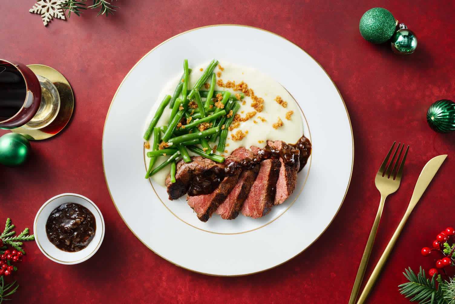 Planted Steak mit Pflaumen-Balsamico-Soße Rezept | HelloFresh