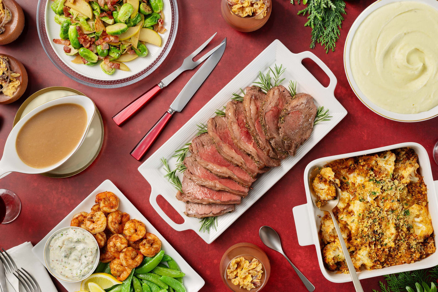 6 Person Holiday Striploin Roast Dinner Bundle Recipe HelloFresh