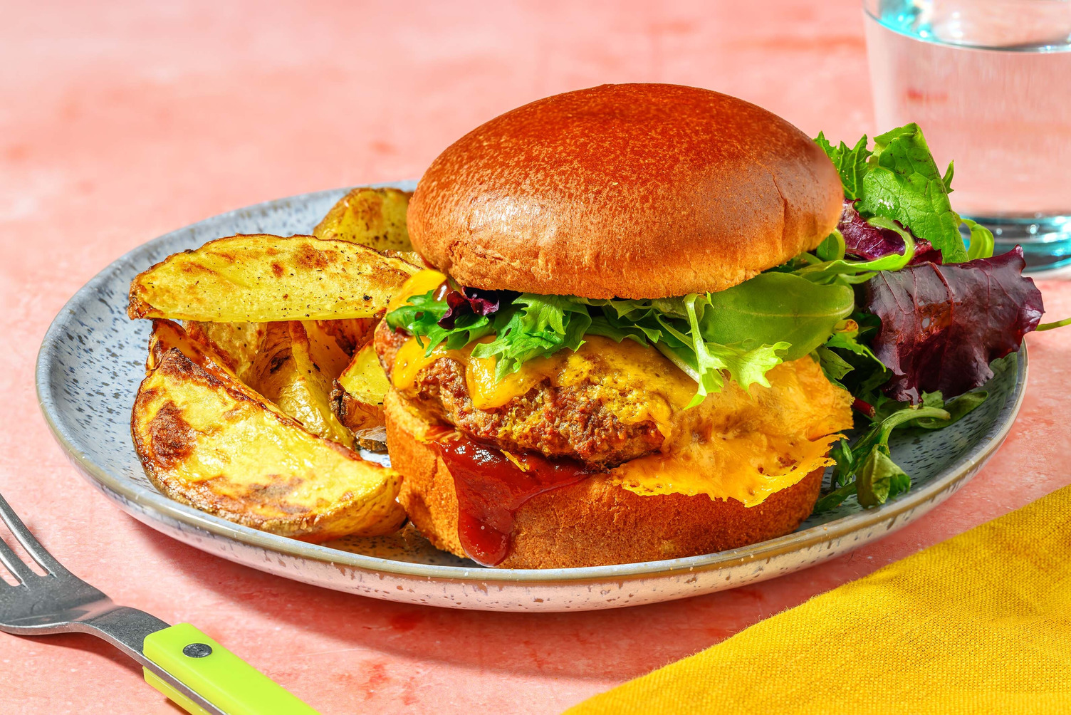 BBQ Cheeseburger Recipe | HelloFresh